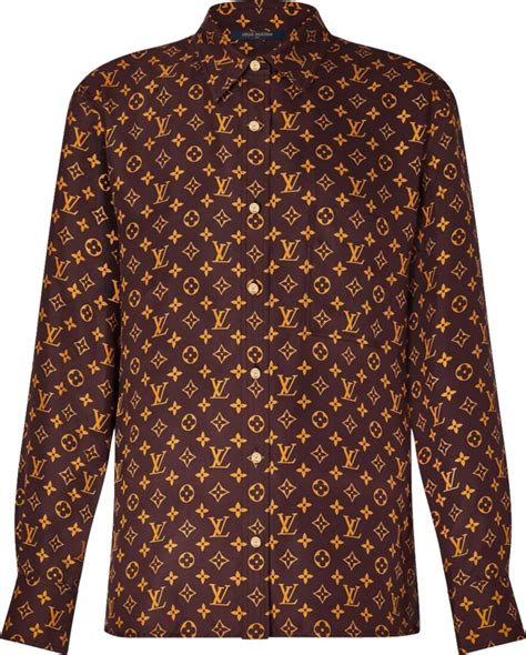 louis vuitton silk shirt|louis vuitton shirt men's.